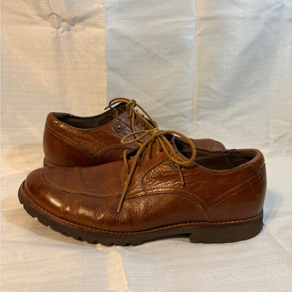 Rockport Men\'s Tan Leather Oxfords